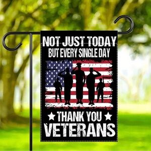 New Patriotic Veterans Garden Flag #271